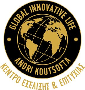 global innovative life logo gold black